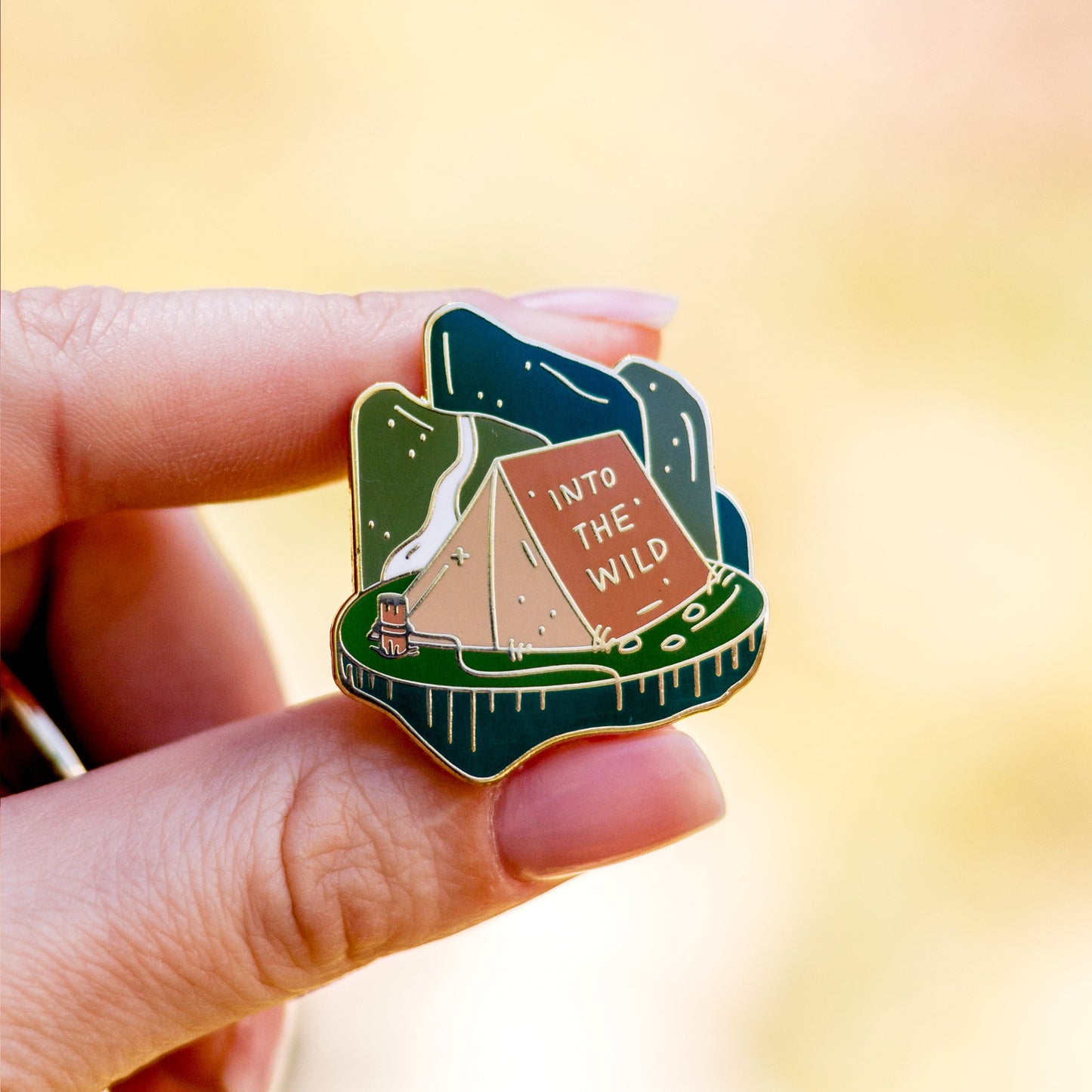 Into The Wild Enamel Pin