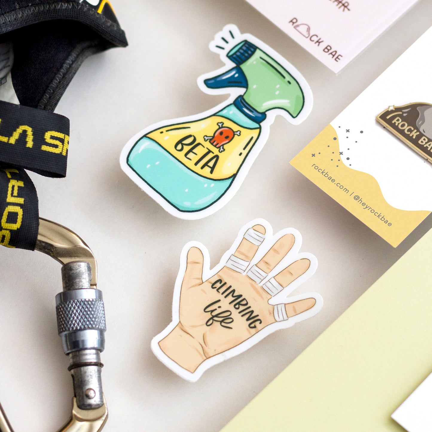 Beta Spray Sticker
