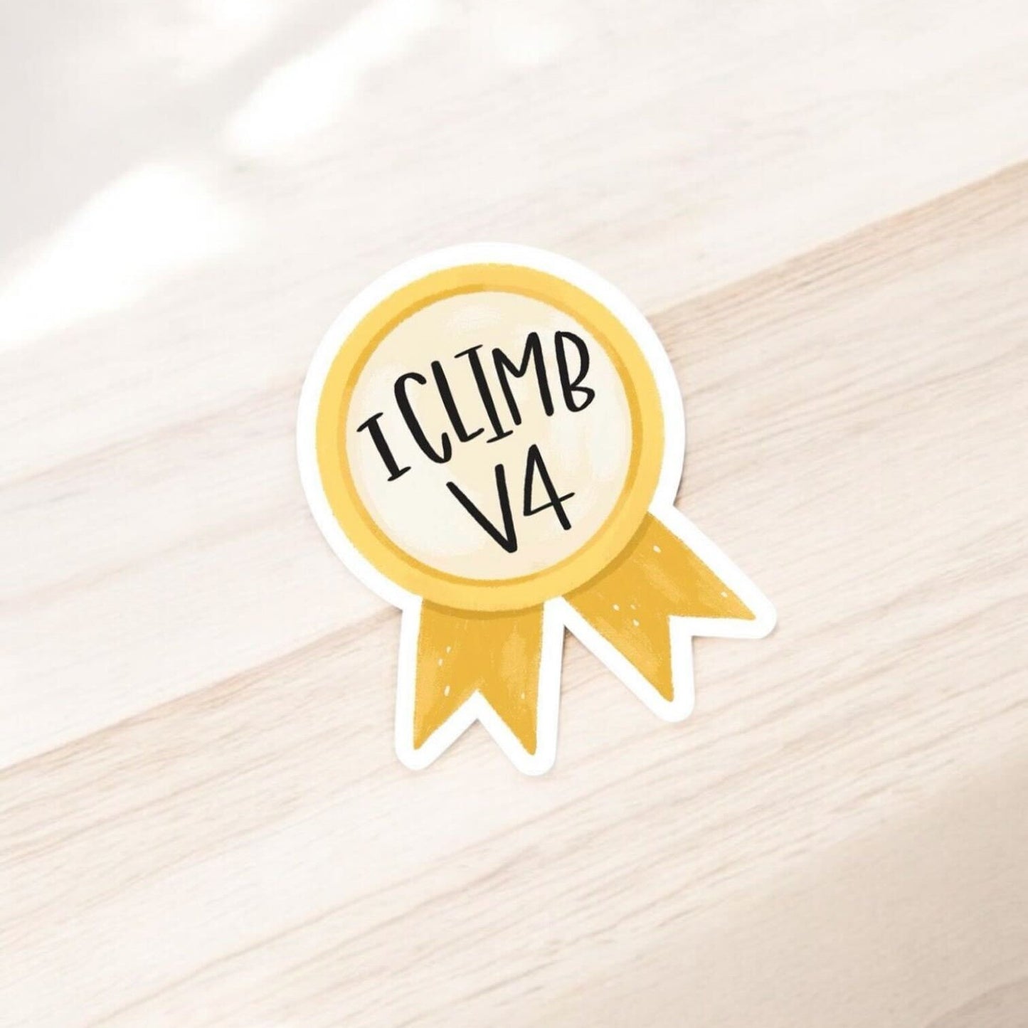 I climb v4 Sticker