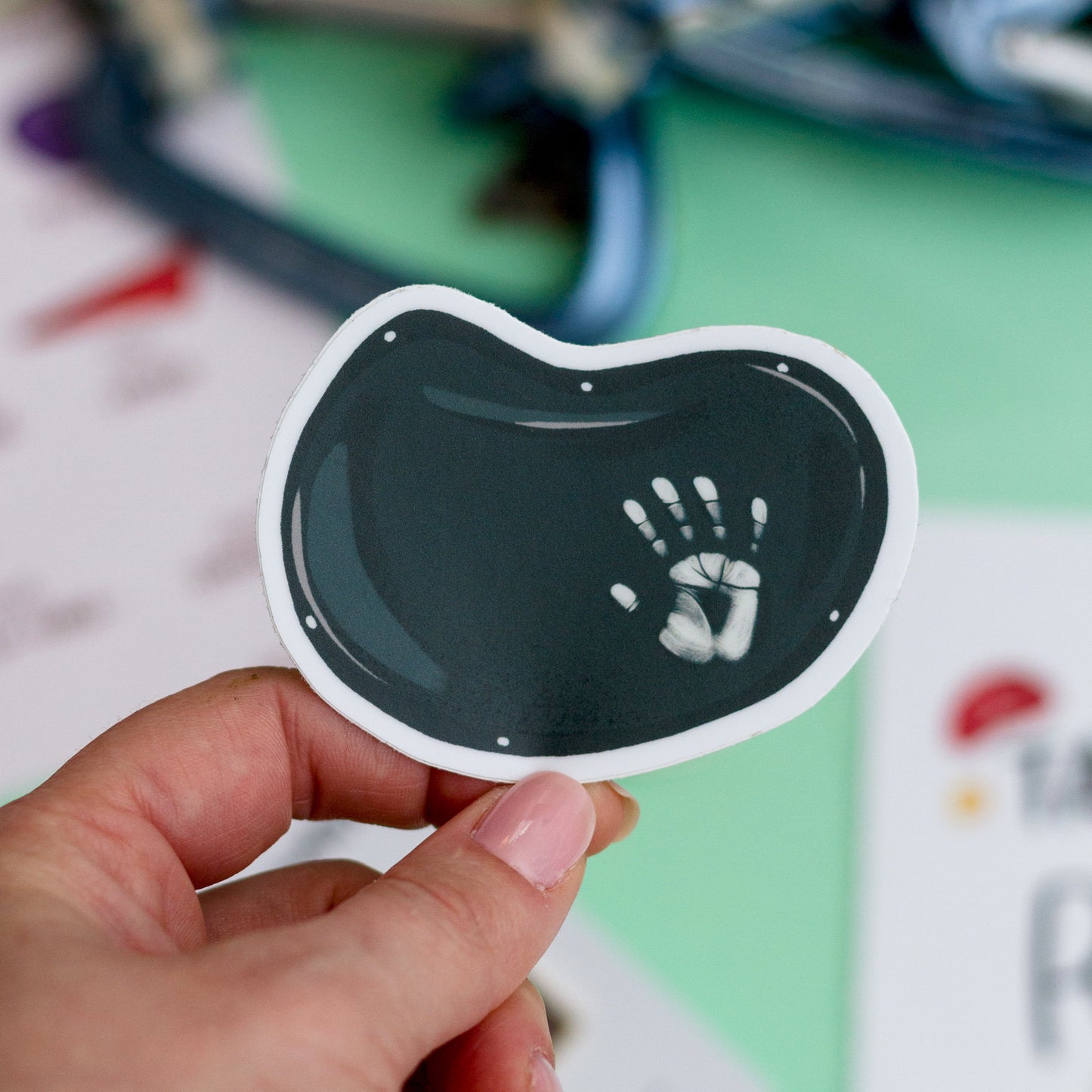 Handprint Boulder Sticker