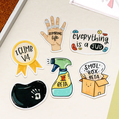 Climbing life Sticker