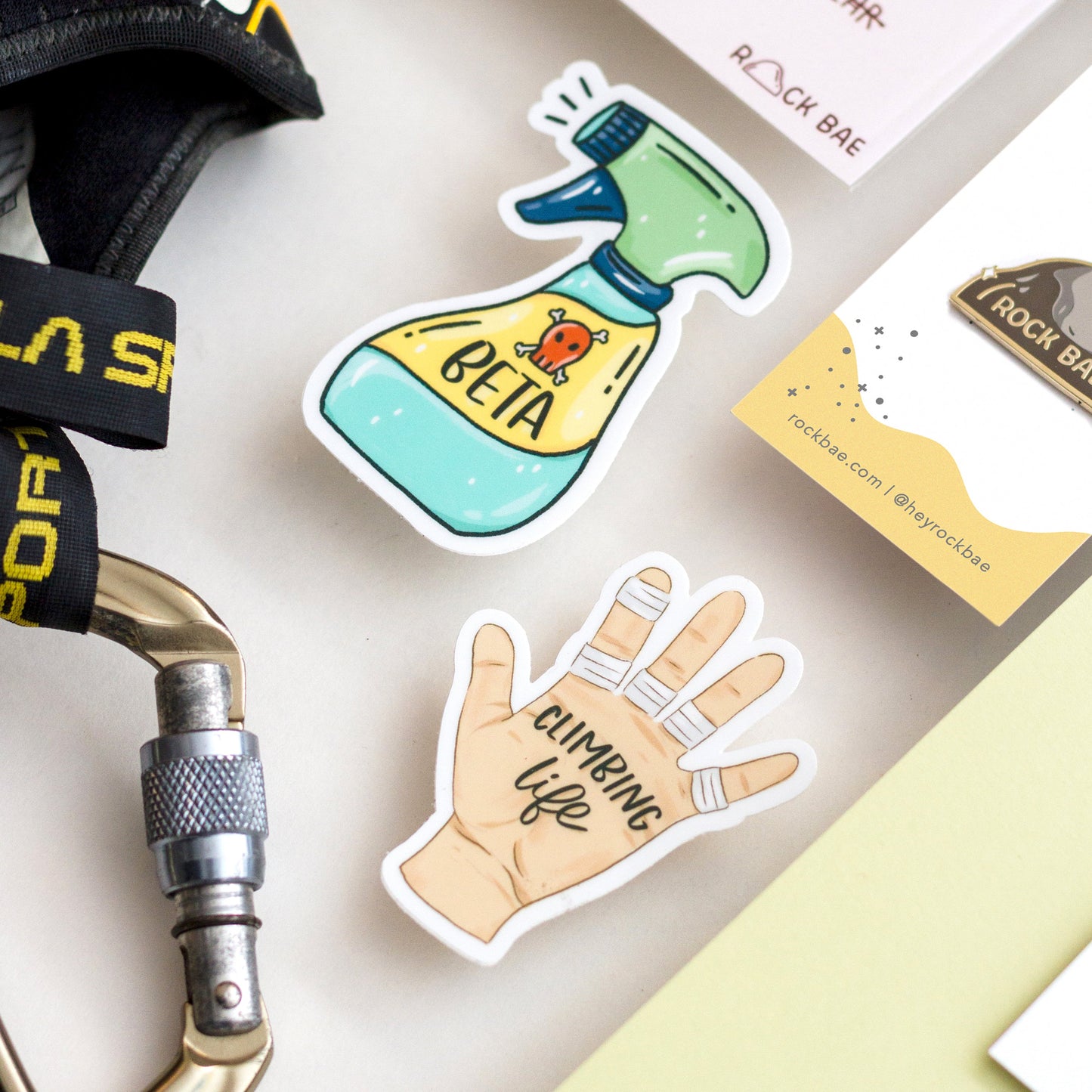 Climbing life Sticker